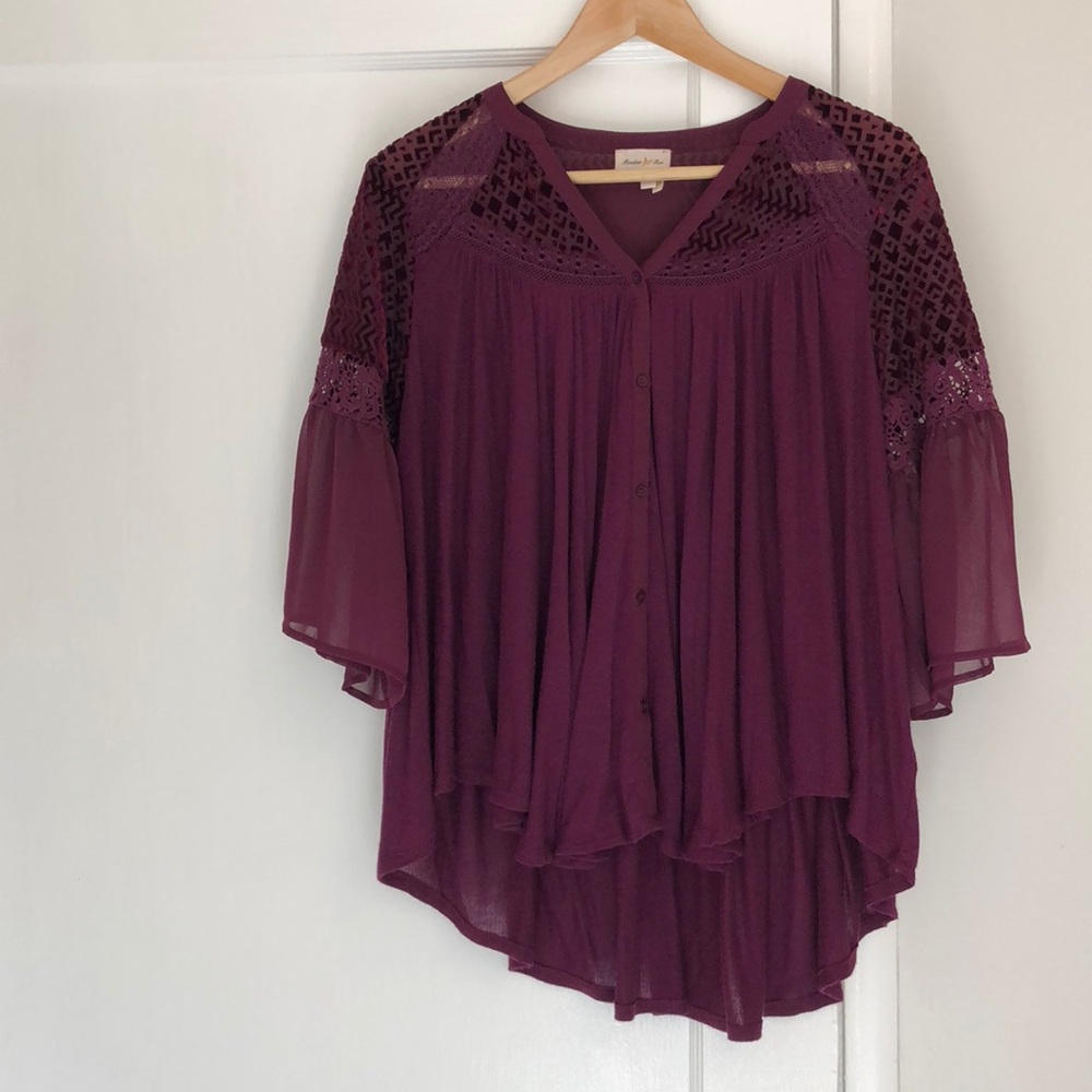 Beautiful Anthropologie meadow rue blouse